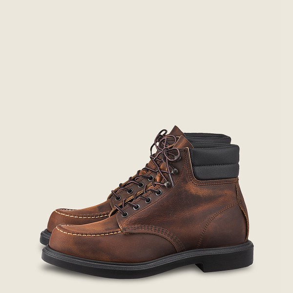 Heritage Støvler Herre - Red Wing Classic Supersole - 6-Inchr Rough & Tough Læder - Mørkebrune - VDL